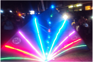 LED-light kite wows 'Earth Hour' observers in Cavite